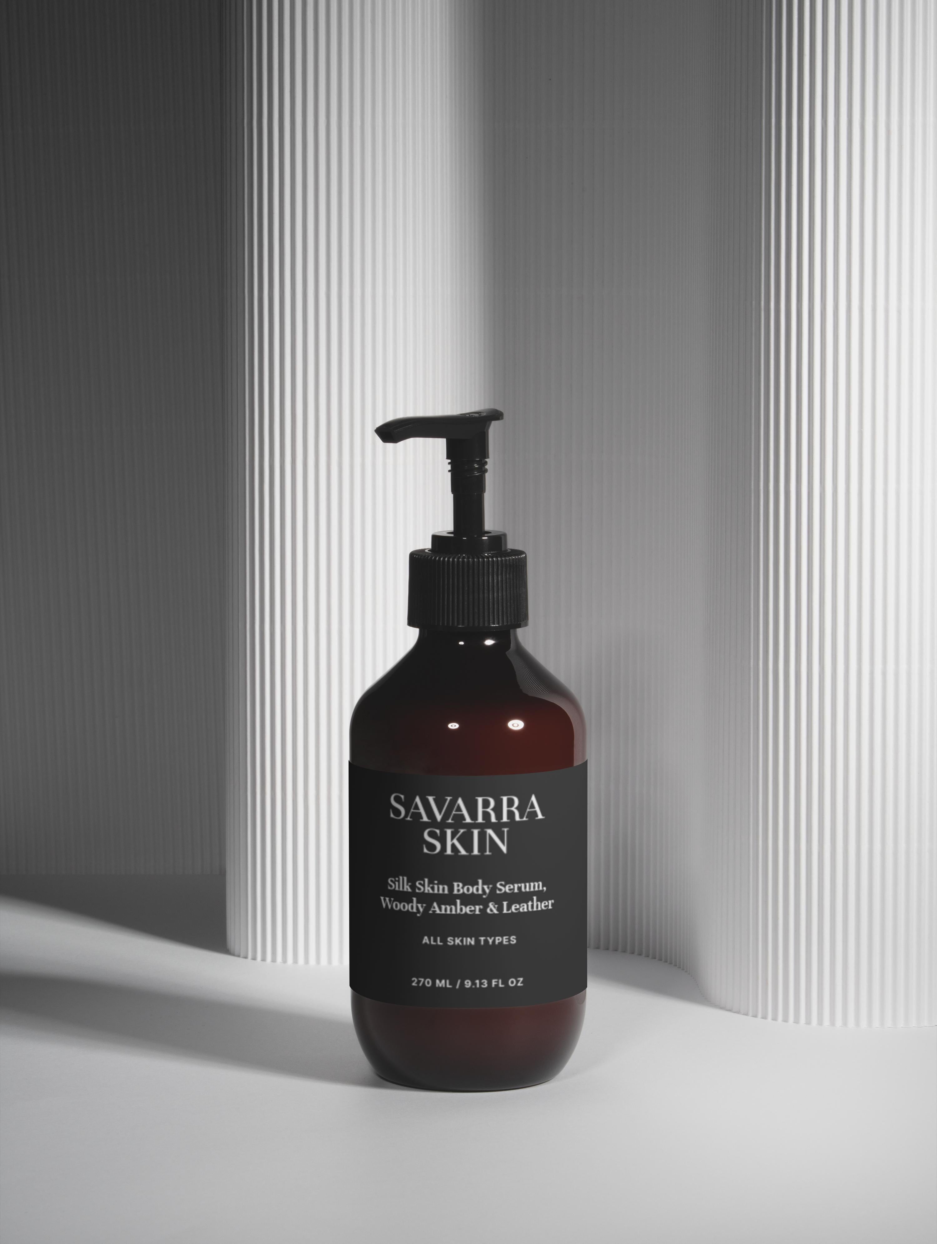Silk Skin Body Serum, Woody Amber & Leather