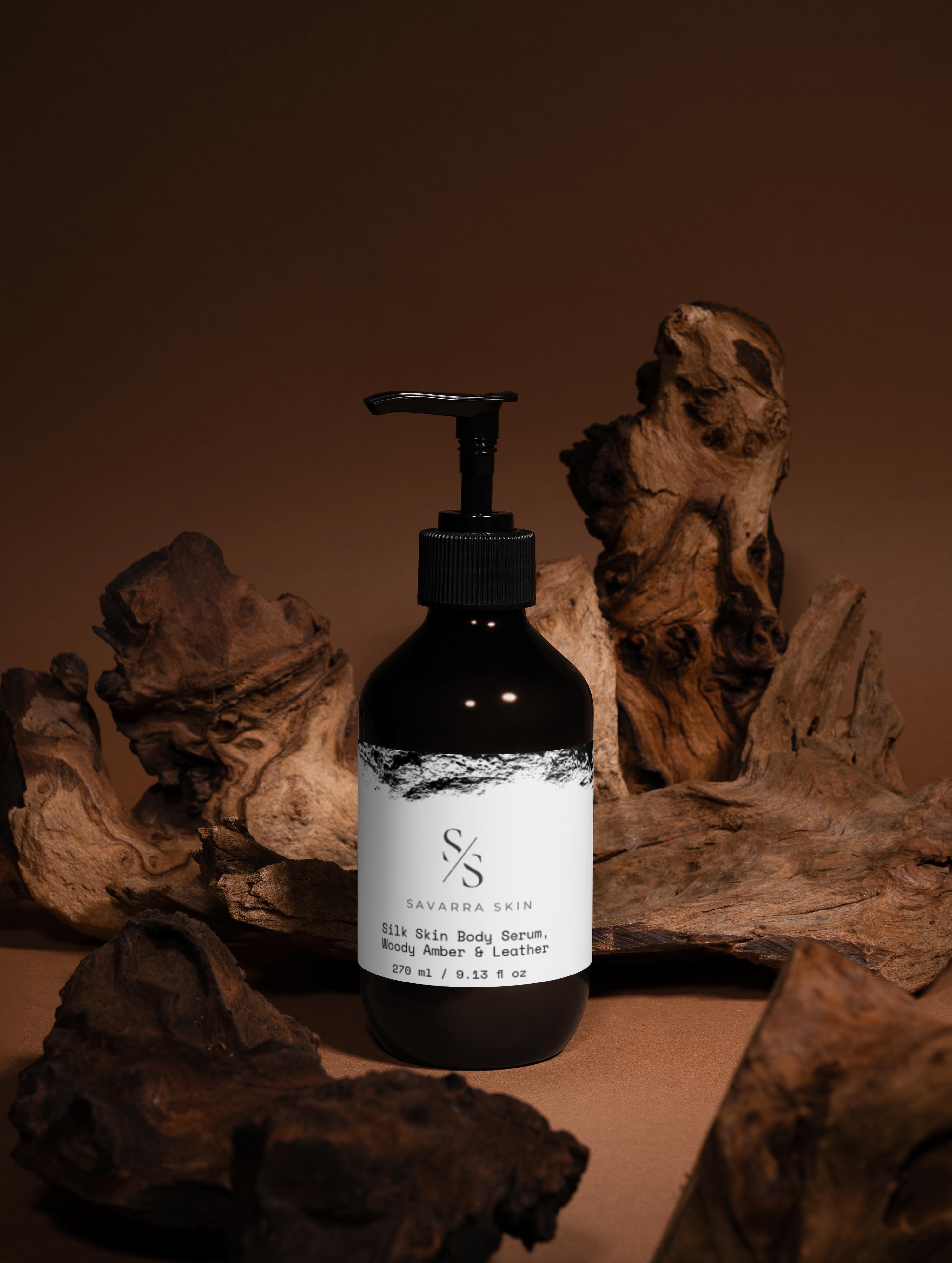 Silk Skin Body Serum, Woody Amber & Leather