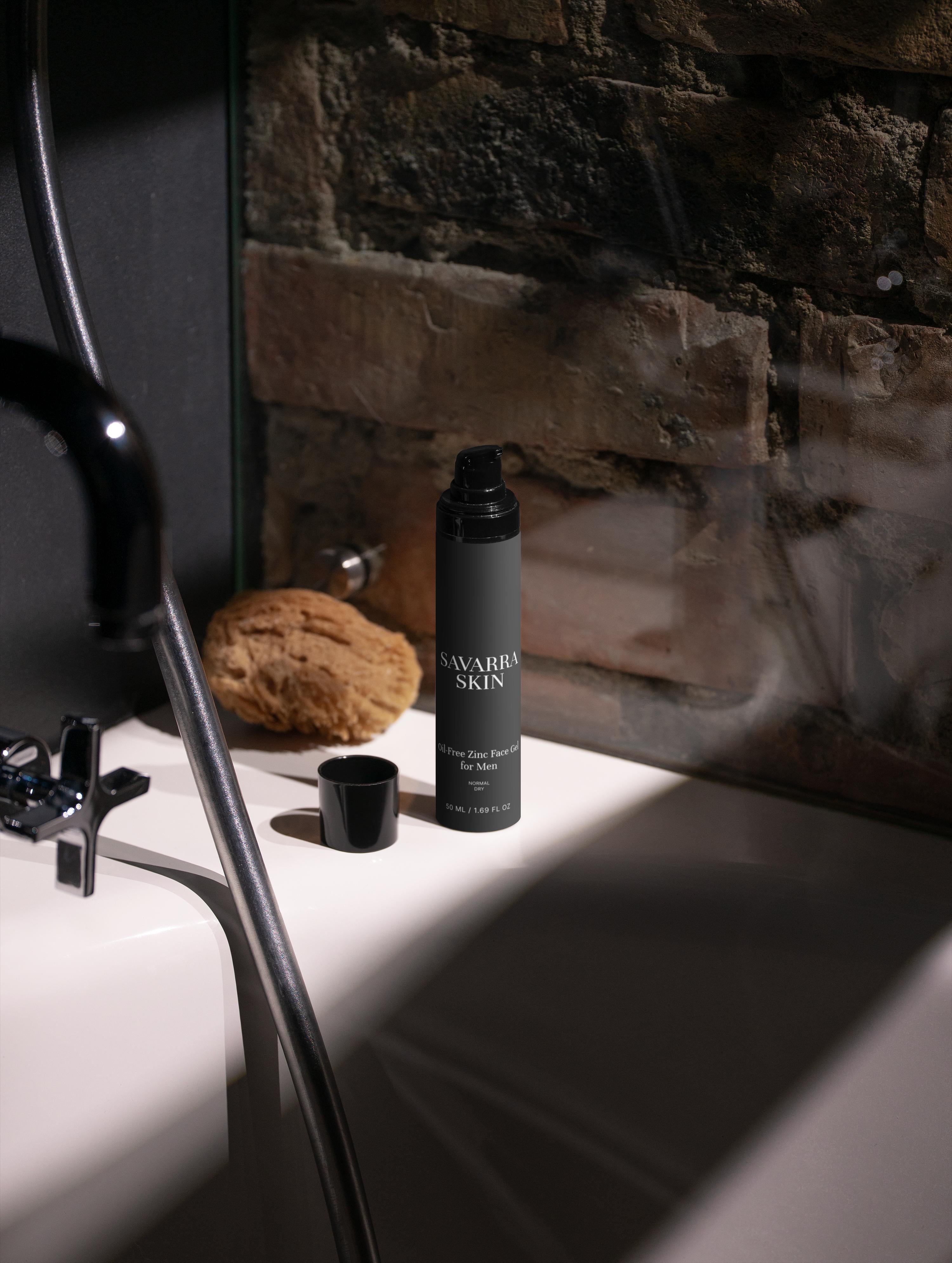Oil-Free Zinc Face Gel for Men