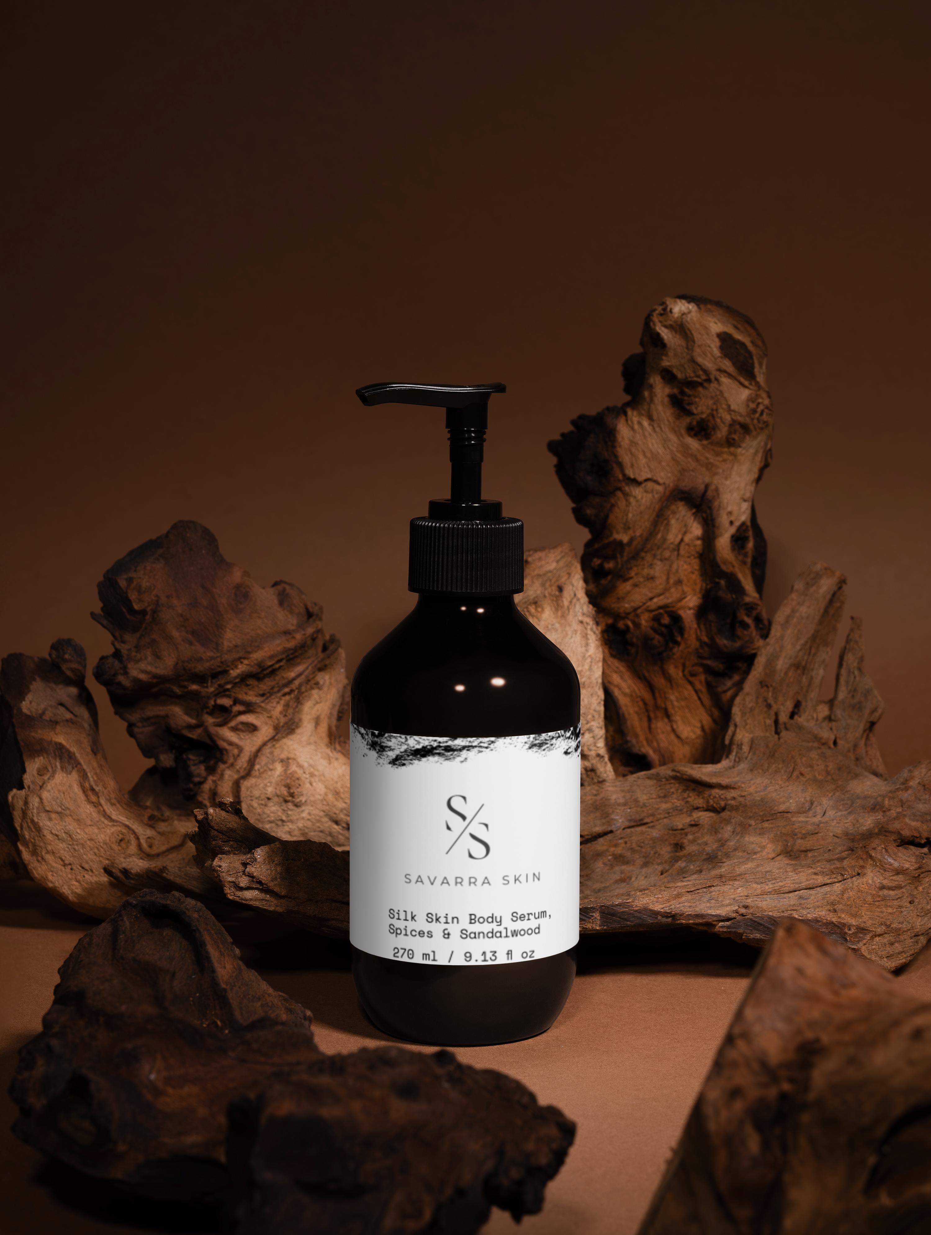 Silk Skin Body Serum, Spices & Sandalwood